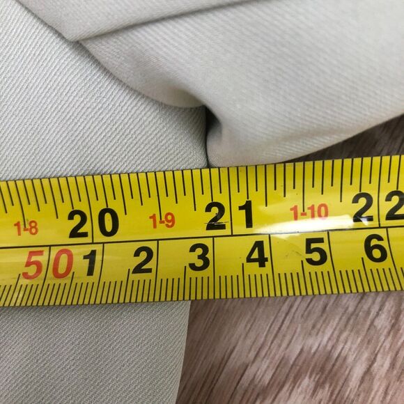 7 FOR ALL MANKIND Mid Length Oversized $398 Light Green Belted Blazer Jacket SzM - Picture 6 of 11